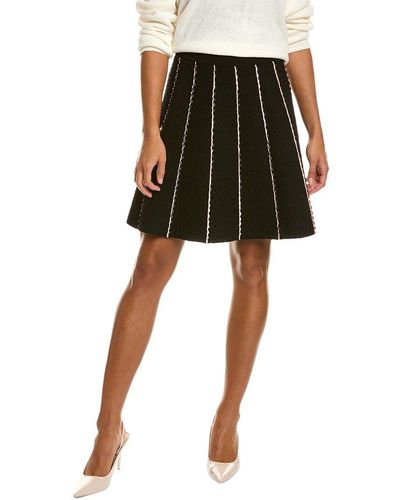 Sandro A-line Mini Skirt - Black