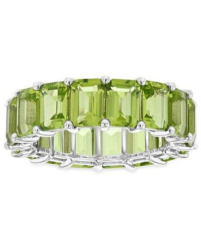 Diana M. Jewels Fine Jewelry 14k Peridot Eternity Ring - Green