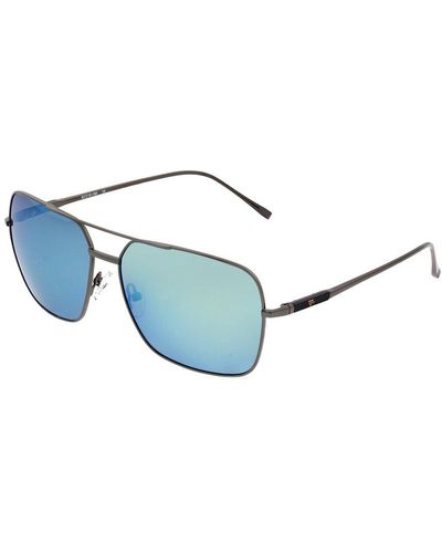 Sixty One Unisex Teewah 62mm Polarized Sunglasses - Blue