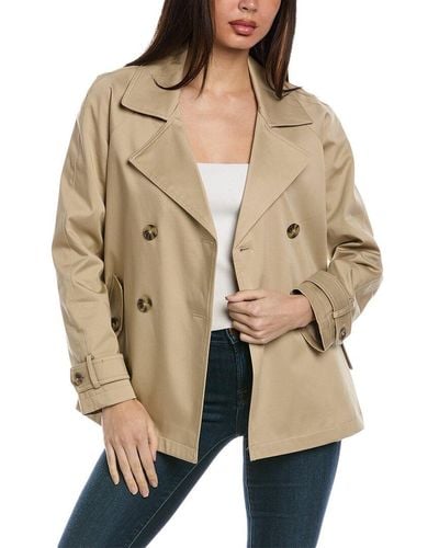 Jones New York Four Trench Jacket - Natural