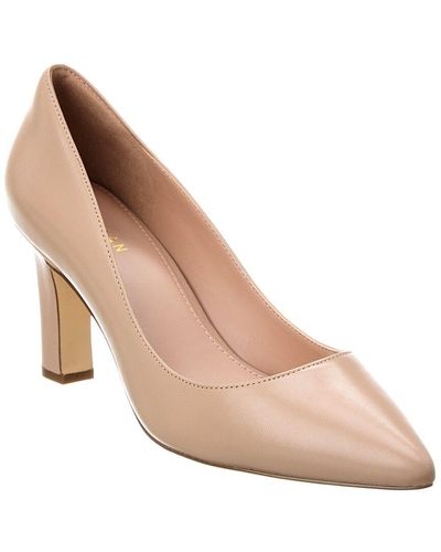 Cole Haan Mylah Leather Pump - Natural