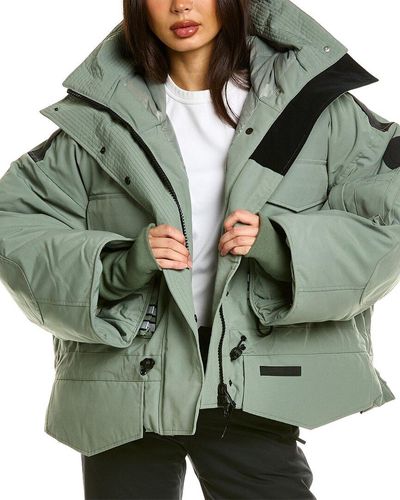 Canada Goose Snow Mantra Cropped Down Coat - Green