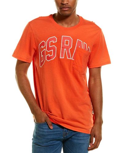 G-Star RAW Collegic T-shirt - Orange