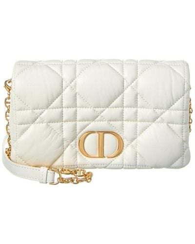 Dior Caro Leather Mini Bag - Natural