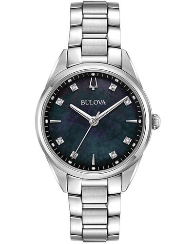 Bulova Sutton Diamond Watch - Metallic