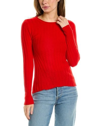 Hannah Rose Blair Wool & Cashmere-blend Sweater - Red