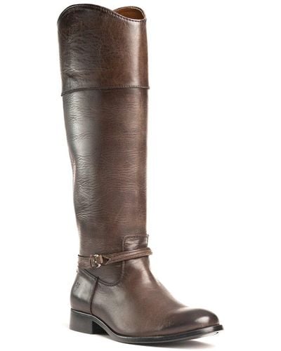 Frye Melissa Leather Boot - Brown