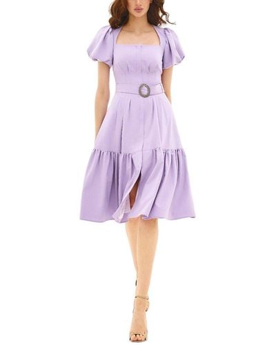 BGL Midi Dress - Purple