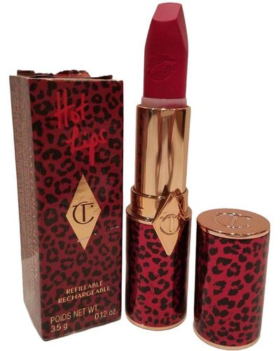 Charlotte Tilbury 0.12Oz Patsy Hot Lips Refillable Rechargeable Lipstick - Red