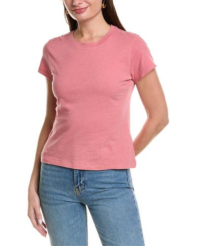 Alex Mill Prospect Linen-blend T-shirt - Red