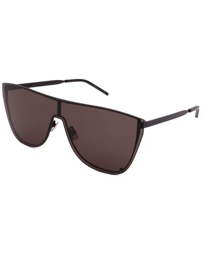 Saint Laurent Unisex Sl1-bmask 99mm Sunglasses - Brown