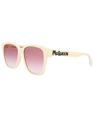 Alexander McQueen Am0331sk 56mm Sunglasses - Pink