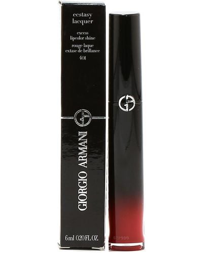 Giorgio Armani Ecstacy Lacquer Lip Gloss #401 Chrome - Black