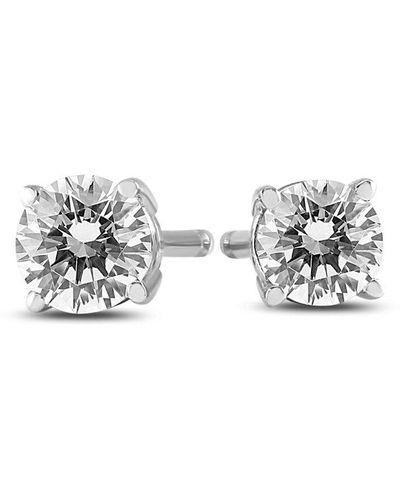 Monary 14k 0.30 Ct. Tw. Diamond Earrings - Metallic