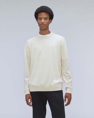 Everlane The Wool & Yak-blend Crewneck Sweater - White