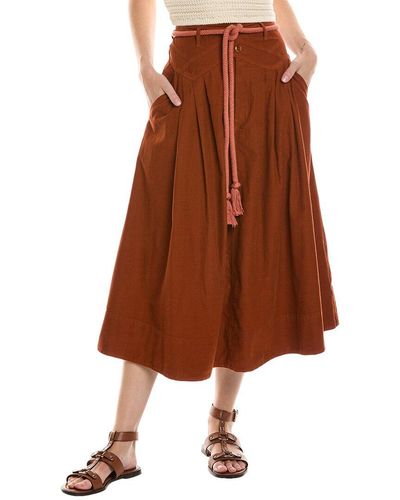 The Great The Field Maxi Skirt - Brown