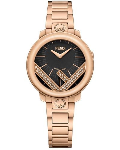 Fendi Run Away Diamond Watch - Metallic