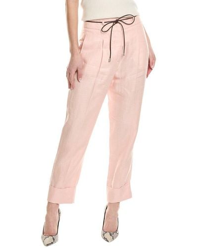 Peserico Linen Pant - Pink