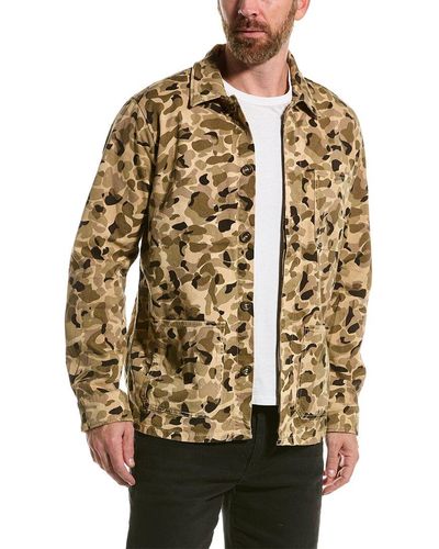 7 For All Mankind Camo Shirt Jacket - Metallic