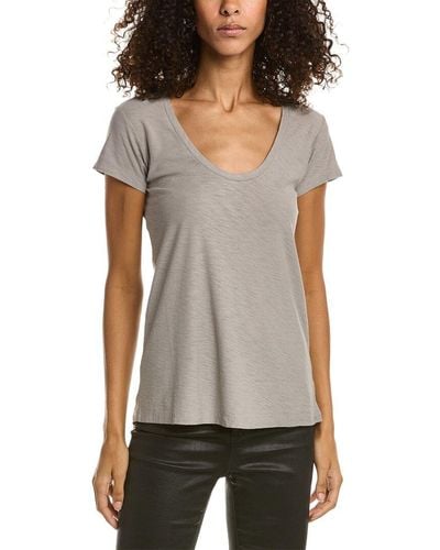James Perse Solid T-shirt - Grey