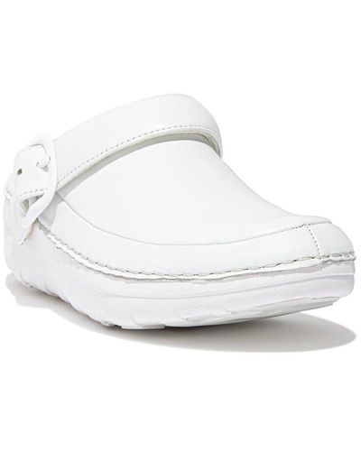 Fitflop Gogh Leather Mule - White