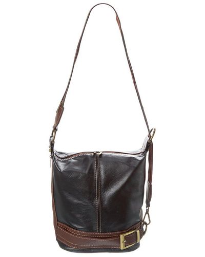 Italian Leather Tote Bag - Black