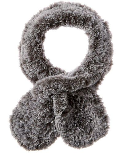 Surell Ruffle Scarf - Grey