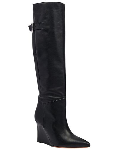IRO Tricera Leather Knee-high Boot - Black
