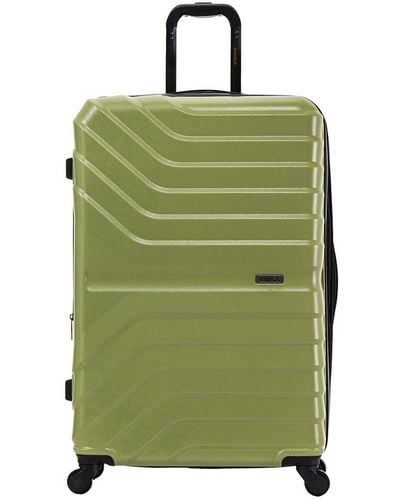 InUSA Aurum Lightweight Expandable Hardside Spinner Luggage 28" - Green