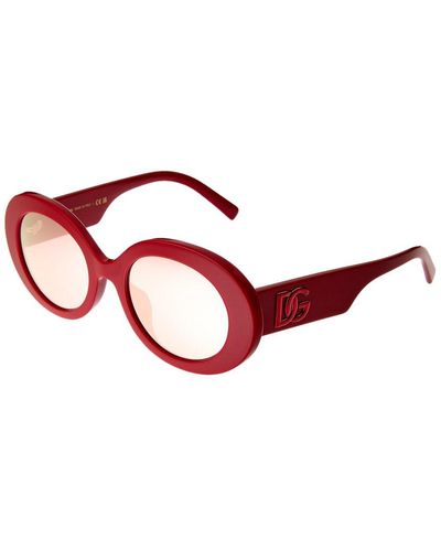Dolce & Gabbana Dg4448f 51mm Sunglasses - Red