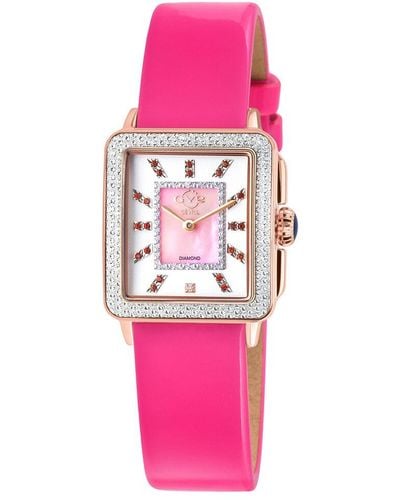 Gv2 Padova Gemstone Watch - Pink