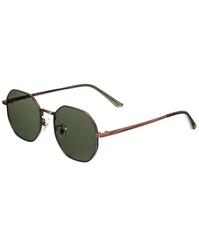 Simplify Unisex Ssu125-gy 53mm Polarized Sunglasses - Metallic