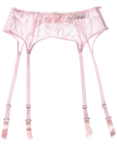 Journelle Loulou Suspender Belt - Pink