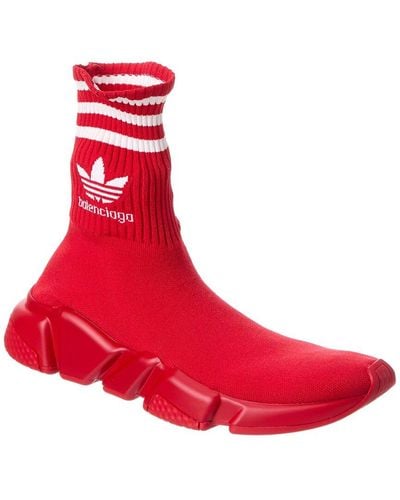 Balenciaga X Adidas Speed Sock Trainer - Red