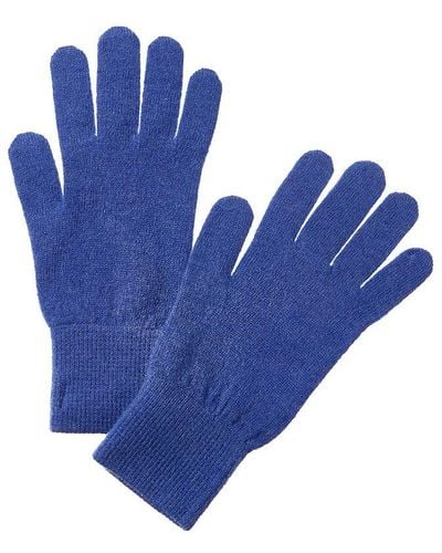SCOTT & SCOTT LONDON Classic Cashmere Gloves - Blue