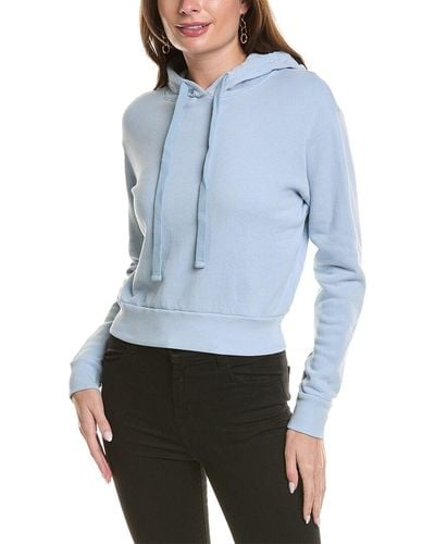 Michael Stars Libbie Crop Hoodie - Blue