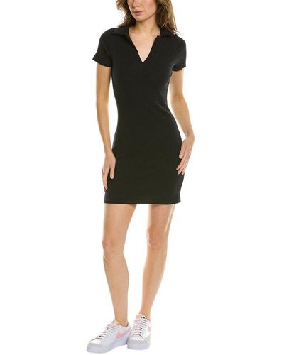 Project Social T You're A Gem Collared Rib Dress - Black