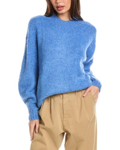 Pistola Carlen Mock Neck Alpaca-blend Sweater - Blue