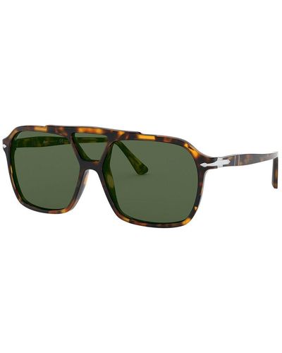 Persol Unisex 0po3223s 59mm Polarized Sunglasses - Green