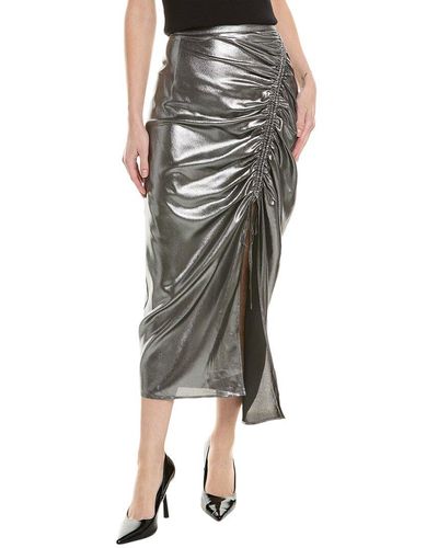 AllSaints Carla Metallic Skirt