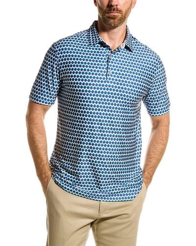 Hickey Freeman Golf Polo Shirt - Blue