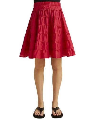 Merlette Texel Skirt - Red