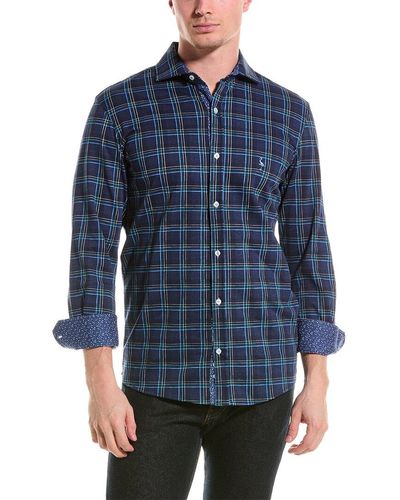 Tailorbyrd Plaid Shirt - Blue
