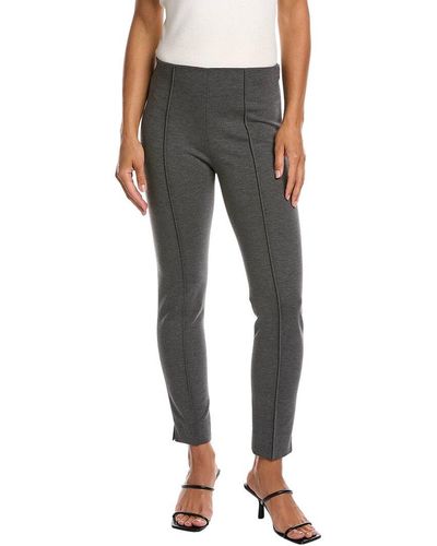 ATM Ponte High Waist Cropped Pant - Gray