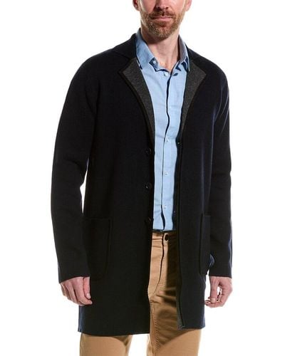 RAFFI Reversible Wool & Cashmere-blend Coat - Black