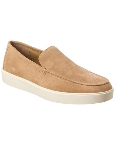 Vince Taro Suede Trainer - Natural