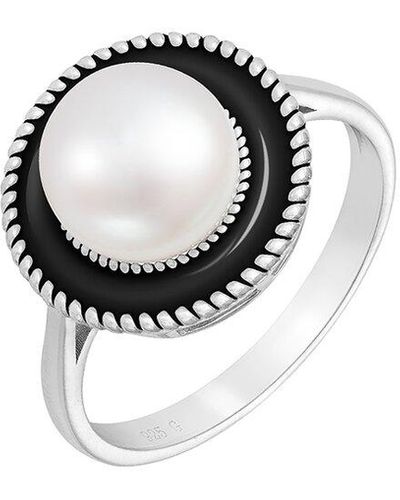 Splendid Silver 7-7.5mm Pearl Ring - Multicolour