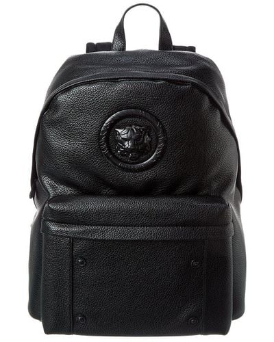 Just Cavalli Tiger Embossed Logo Backpack - Black