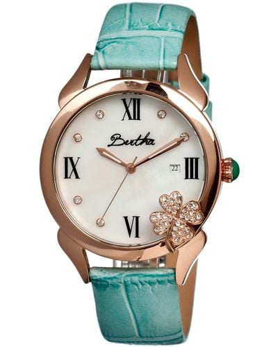 Bertha Clover Watch - Green
