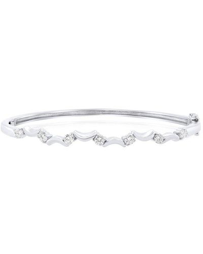 Diana M. Jewels Fine Jewelry 14k 0.35 Ct. Tw. Diamond Bracelet - White